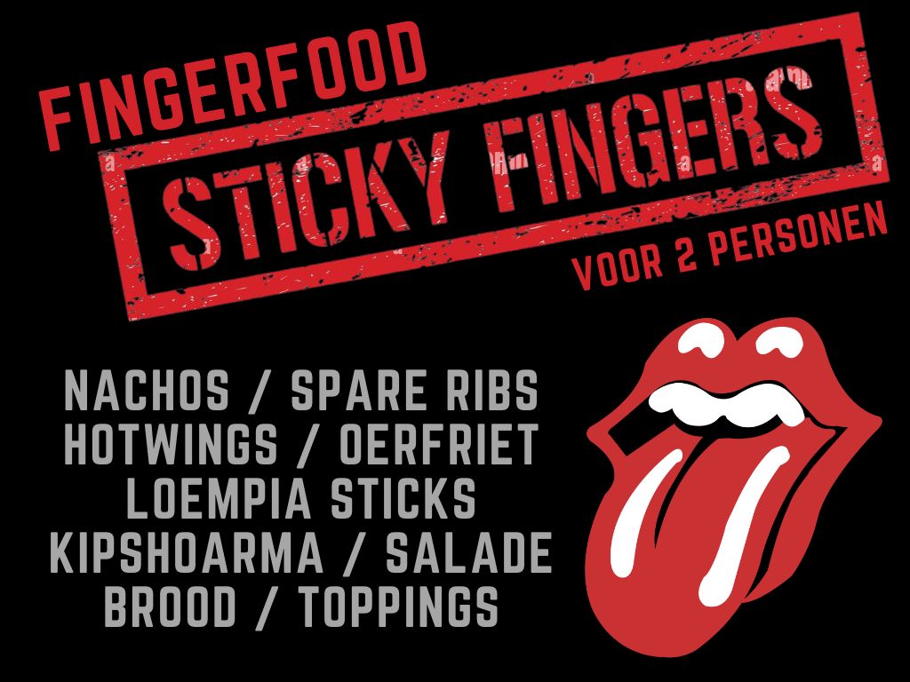 Sticky Fingers - fingerfood menu voor 2 personen